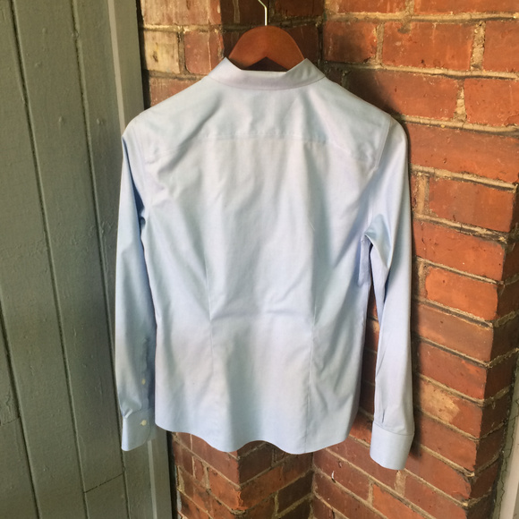 Brooks Brothers Blue Non-Iron Tailored Dress Shirt - Picture 4 of 6